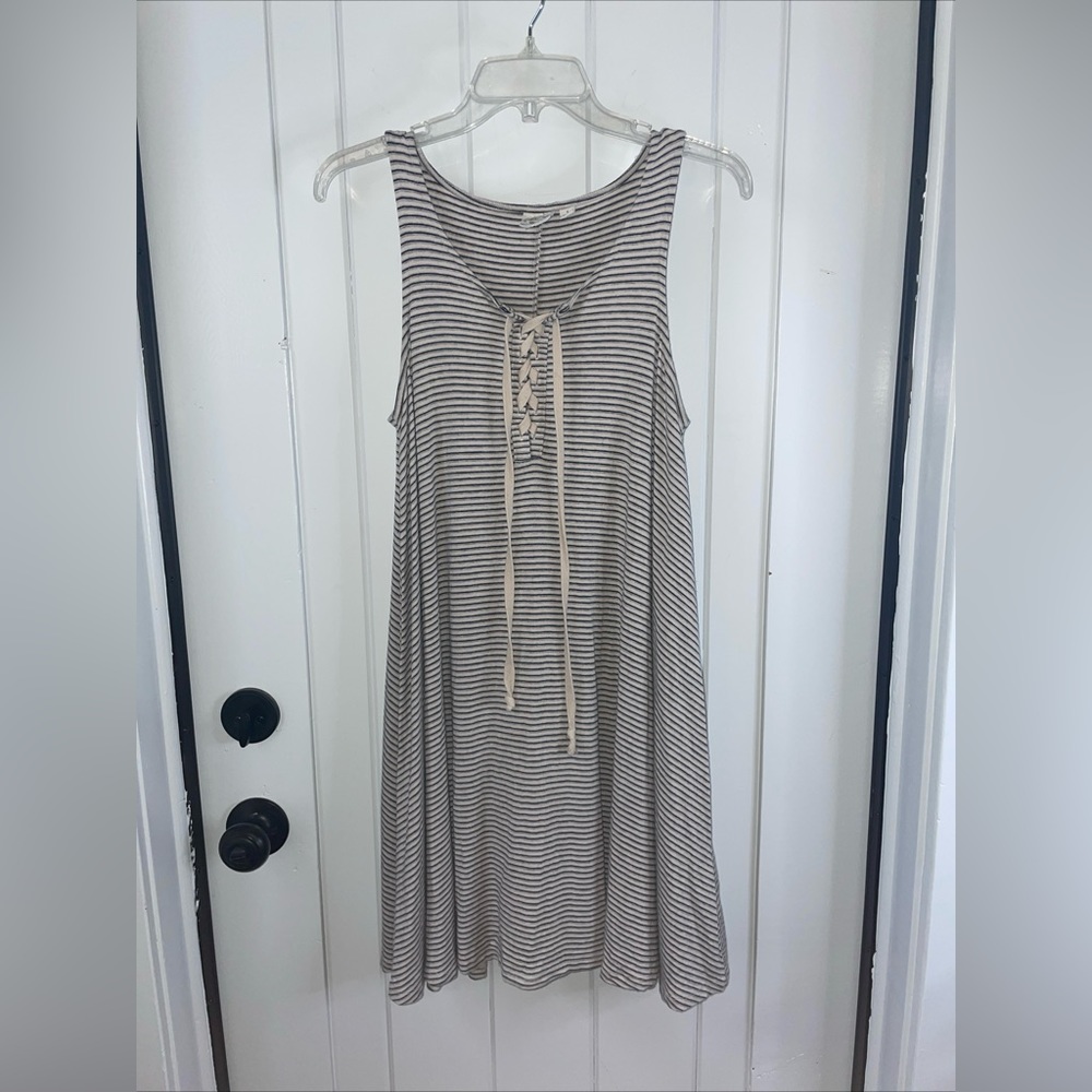 Gray Trapeze Dress White Crow Size S SEE DETAILS